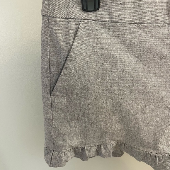 LOFT Side Zip Ruffle Shorts-12 - Picture 2 of 6